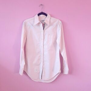 Thom Browne Light Pink Long Sleeve Shirt